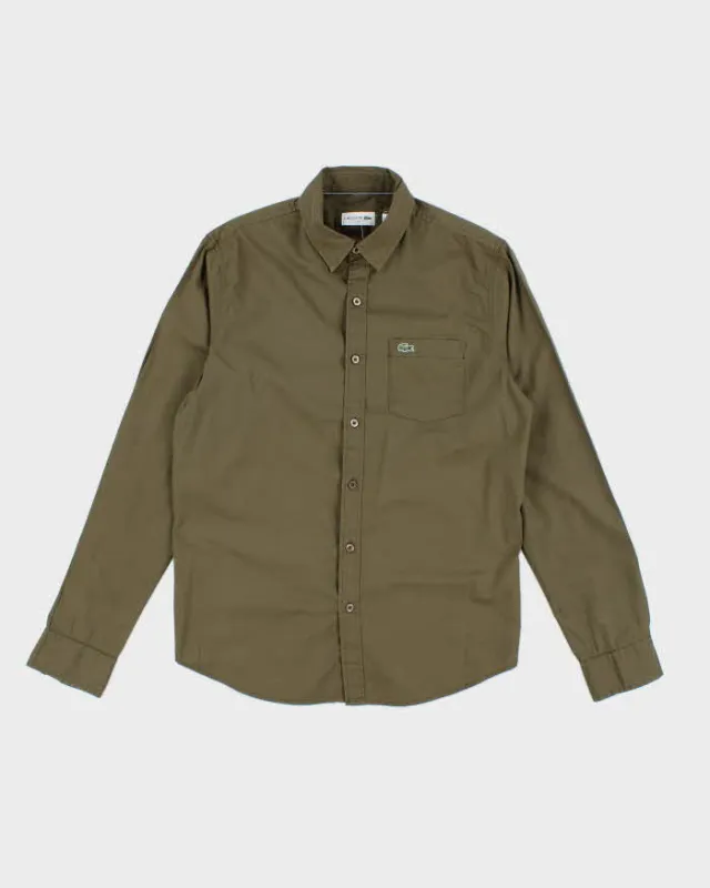 Vintage 2000's Lacoste Plain Button Up Shirt - M sold by Rokit