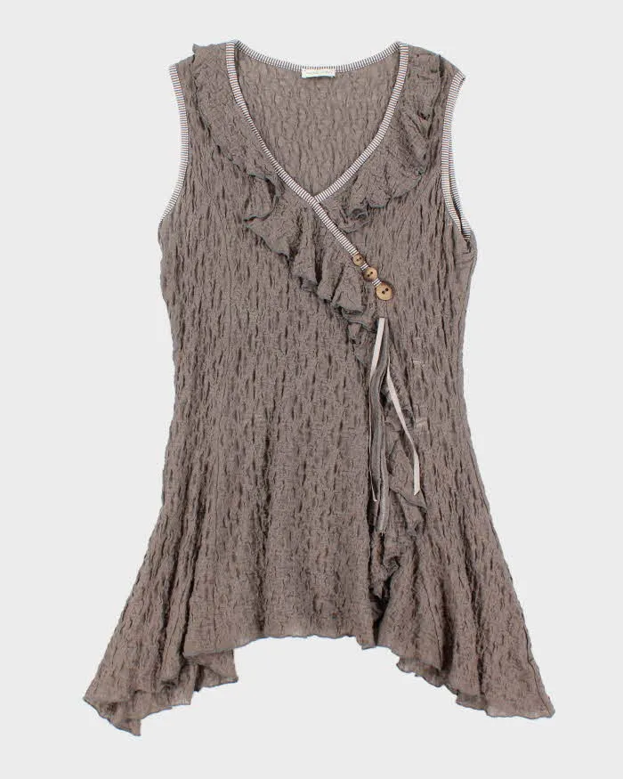 Vintage Y2k 00s Vivian Wong Crinkle Dress - M sold by Rokit