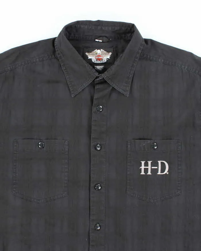 Vintage 2000's Harley Davidson Embroidered Biker Shirt - XL sold by Rokit product image thumbnail 3