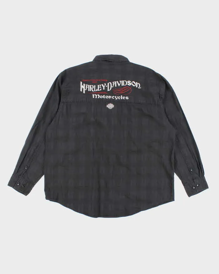 Vintage 2000's Harley Davidson Embroidered Biker Shirt - XL sold by Rokit product image thumbnail 2