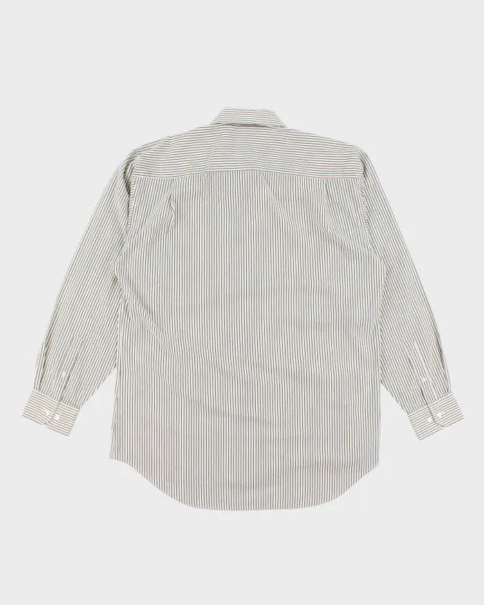 Vintage 2000's Balmain Striped Button Up Shirt - L sold by Rokit product image thumbnail 2