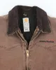 Vintage Carhartt Lined Embroidered Collared Workwear Jacket - XXL sold by Rokit