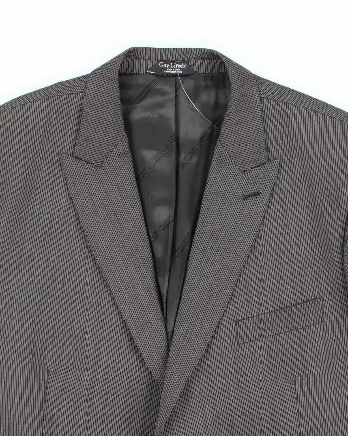Vintage 90's Guy Laroche Fine Striped Suit Jacket - L sold by Rokit product image thumbnail 3