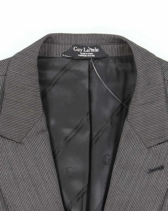 Vintage 90's Guy Laroche Fine Striped Suit Jacket - L sold by Rokit product image thumbnail 5