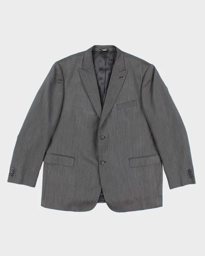 Vintage 90's Guy Laroche Fine Striped Suit Jacket - L sold by Rokit