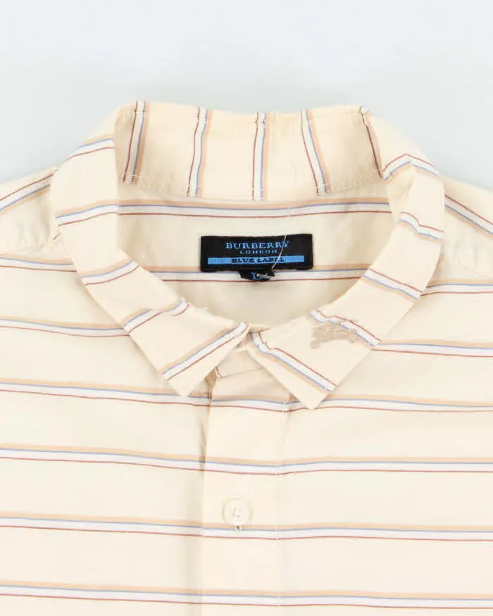 Vintage 90's Burberry Brit Horizontal Striped Shirt - L sold by Rokit product image thumbnail 5