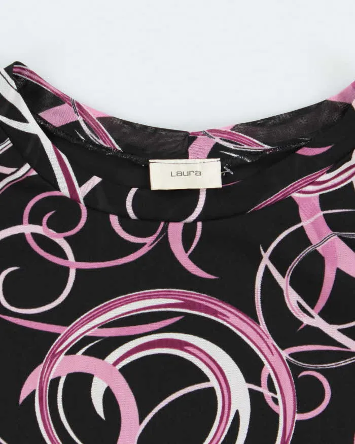Vintage Y2k 00s Laura Mesh Swirl Pattern Top - S sold by Rokit product image thumbnail 5