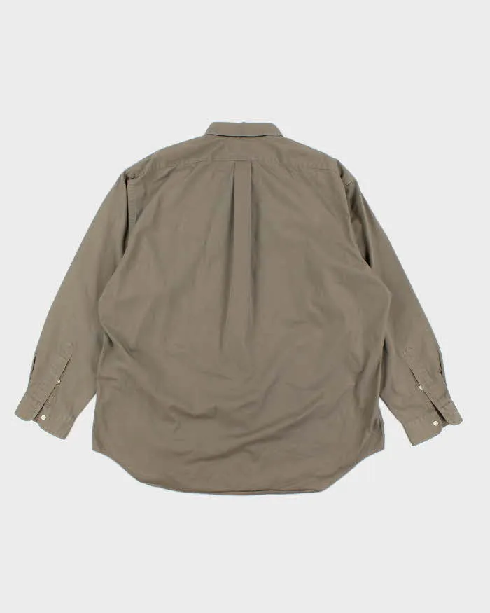 Vintage 90's Ralph Lauren Oversized Plain Button Up Shirt - XL sold by Rokit product image thumbnail 2
