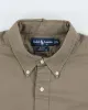 Vintage 90's Ralph Lauren Oversized Plain Button Up Shirt - XL sold by Rokit