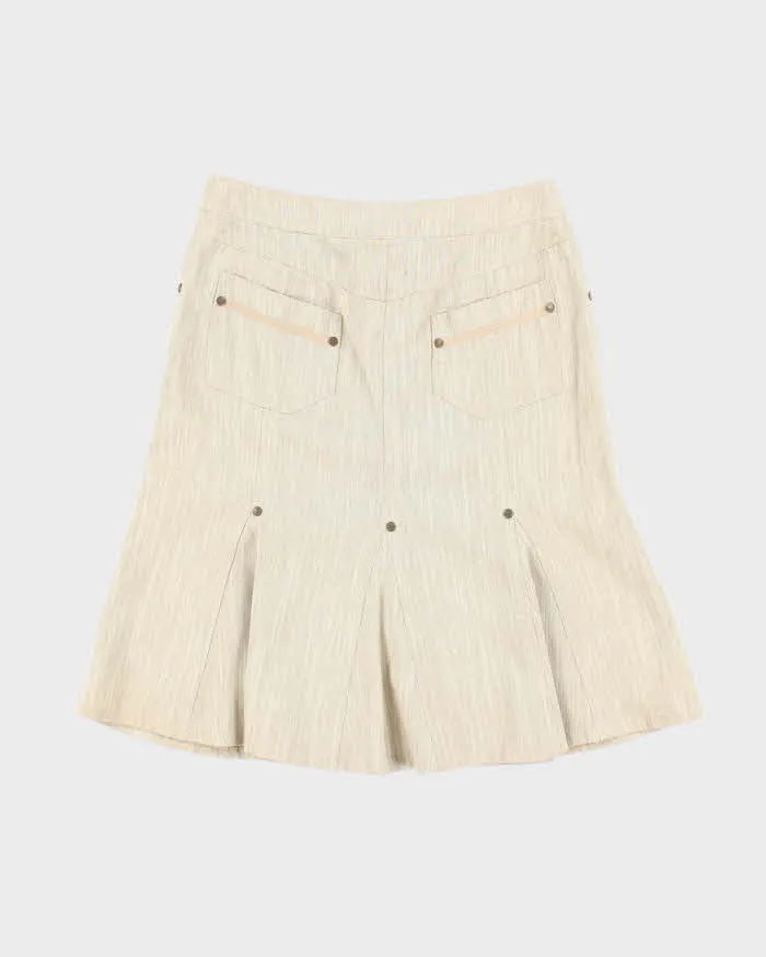 Vintage Y2k 00s Mexx Linen Blend Skirt - S sold by Rokit product image thumbnail 2