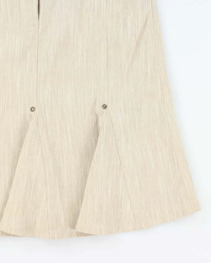 Vintage Y2k 00s Mexx Linen Blend Skirt - S sold by Rokit product image thumbnail 5