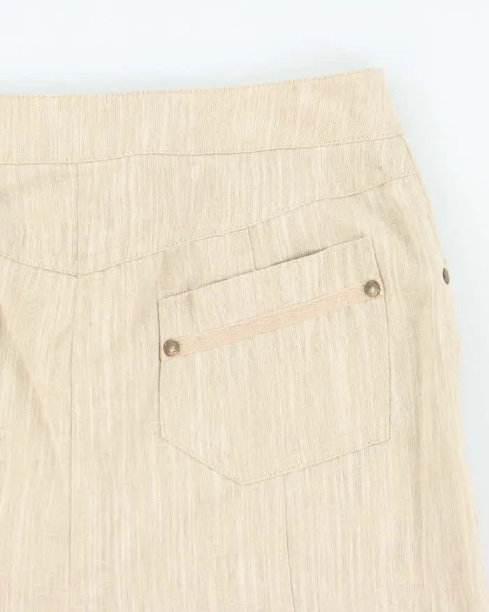 Vintage Y2k 00s Mexx Linen Blend Skirt - S sold by Rokit product image thumbnail 4