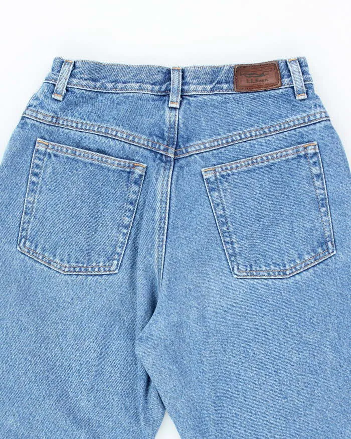 Vintage Women's Y2K L.L. Bean Lined Medium Wash Jeans - W24 L28 sold by Rokit product image thumbnail 4