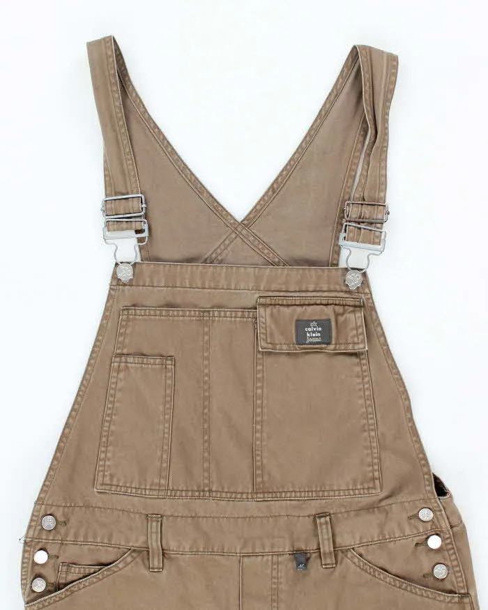 Vintage Y2K Calvin Klein Wide Leg Dungarees - W34 L29 sold by Rokit product image thumbnail 3