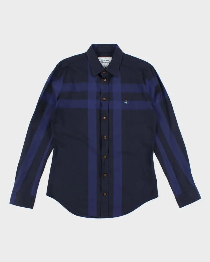 Vintage Y2K Vivienne Westwood Striped Button Up Shirt - M sold by Rokit