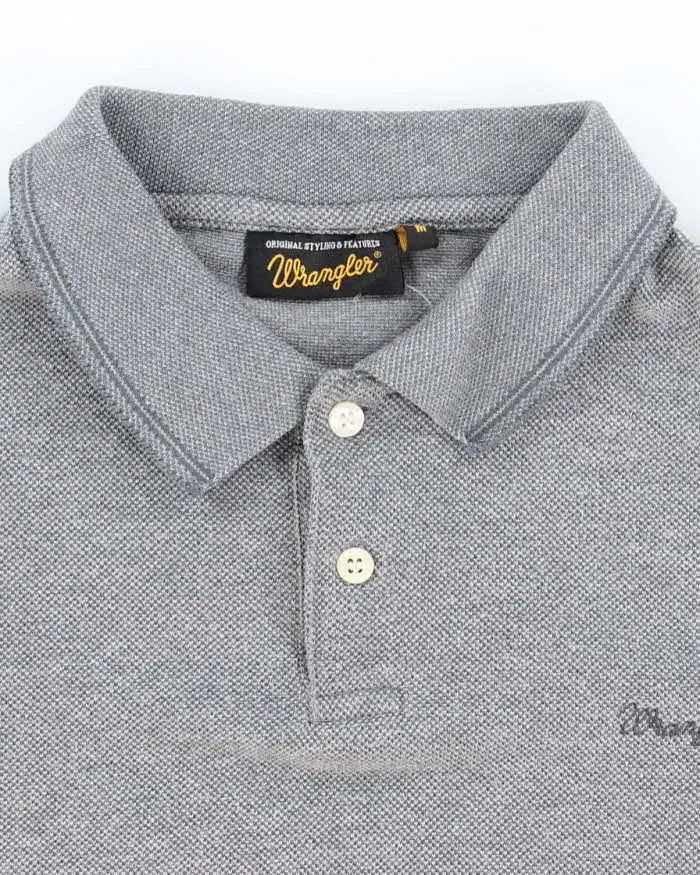Vintage Wrangler Grey Polo Shirt - M sold by Rokit product image thumbnail 5