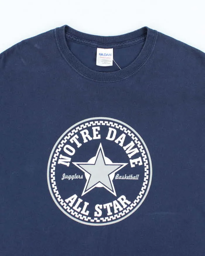Vintage 00s Notre Dame All Stars T-Shirt - L sold by Rokit product image thumbnail 3