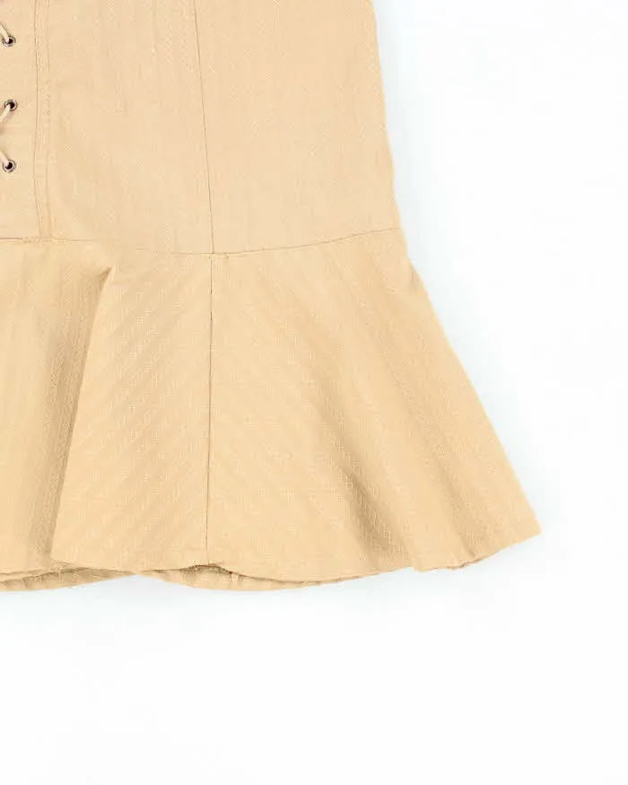 Vintage 90s Janny Flower Lace-Up Skirt - S sold by Rokit product image thumbnail 4