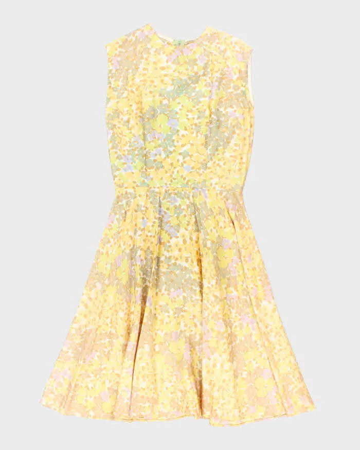 Vintage 50s Floral A-Line Dress - M sold by Rokit