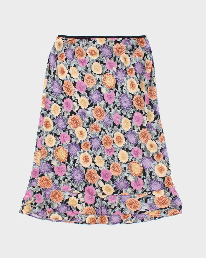 Vintage 90s Lauren M Floral Skirt - S sold by Rokit