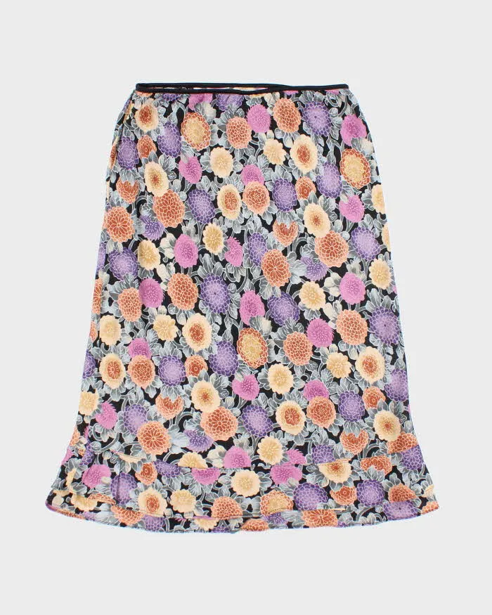 Vintage 90s Lauren M Floral Skirt - S sold by Rokit product image thumbnail 2
