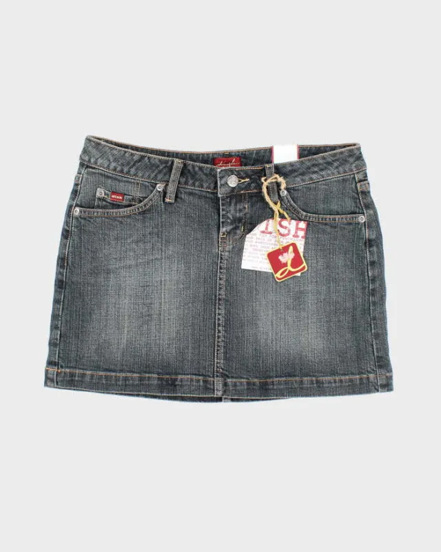 Deadstock Vintage Y2k 00s Dish Denim Skirt - S sold by Rokit