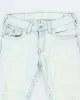 Vintage Y2K True Religion Light Wash Distressed Straight Fit Jeans - W32 L32 sold by Rokit