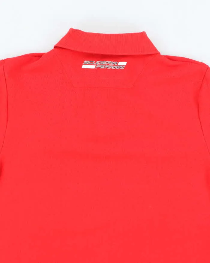 Vintage Y2K Ferrari Small Emblem Polo Shirt - S sold by Rokit product image thumbnail 4
