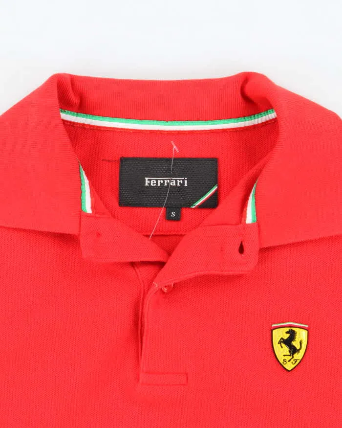 Vintage Y2K Ferrari Small Emblem Polo Shirt - S sold by Rokit product image thumbnail 5