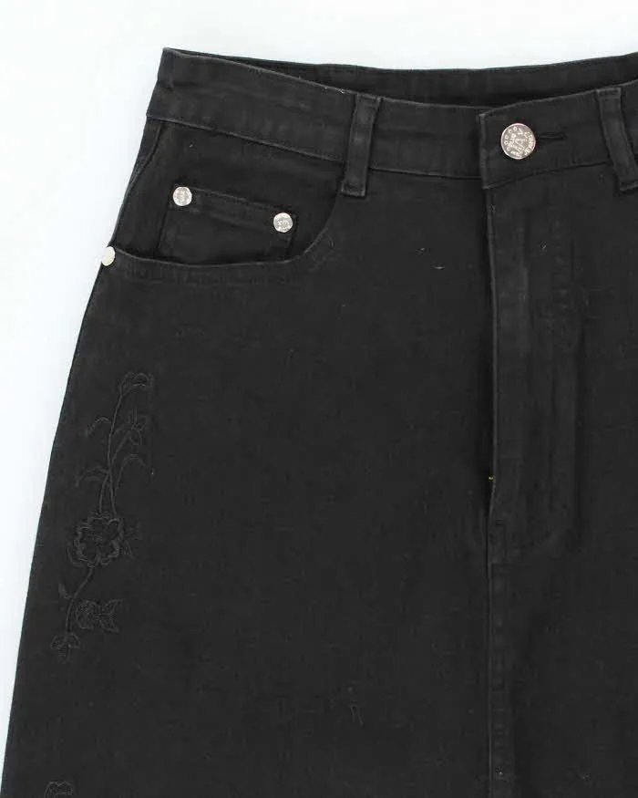 Vintage Y2k 00s Blue Max Jeans Embroidered Denim Skirt - XS sold by Rokit product image thumbnail 4