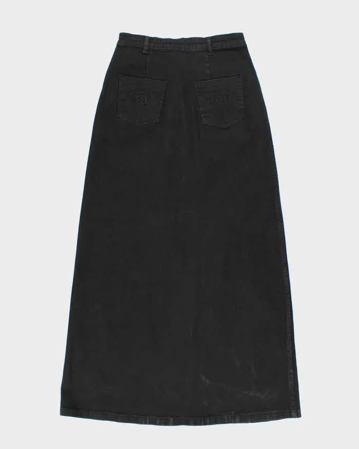 Vintage Y2k 00s Blue Max Jeans Embroidered Denim Skirt - XS sold by Rokit product image thumbnail 2