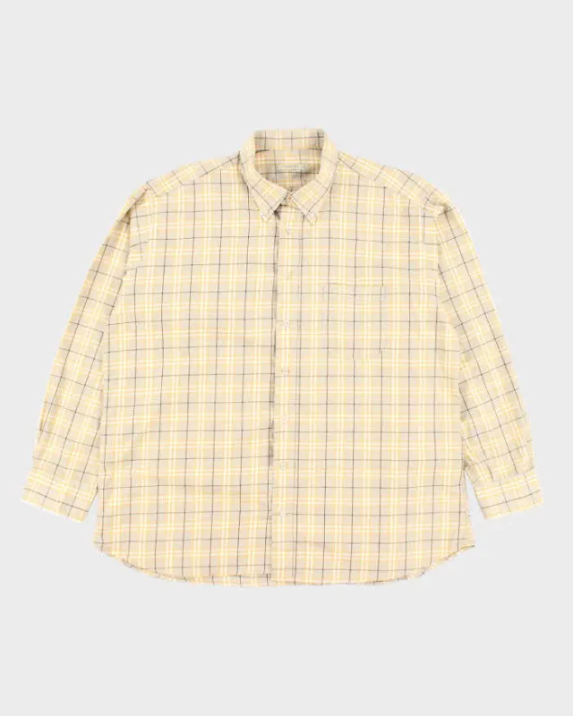 Vintage Y2K Burberry Checked Button Up Shirt - XL sold by Rokit