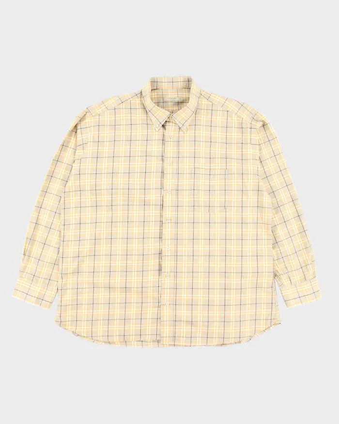 Vintage Y2K Burberry Checked Button Up Shirt - XL sold by Rokit