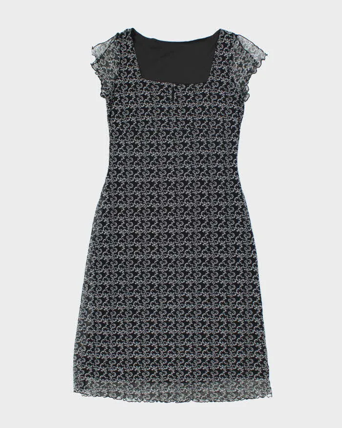 Vintage 90s Mesh Pattern Dress - M sold by Rokit