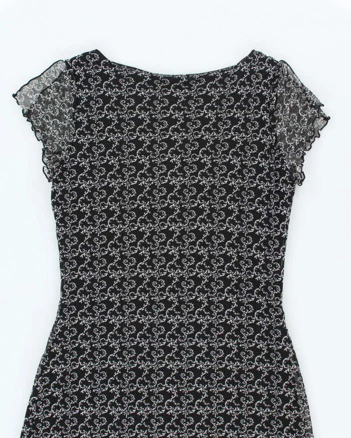 Vintage 90s Mesh Pattern Dress - M sold by Rokit product image thumbnail 4