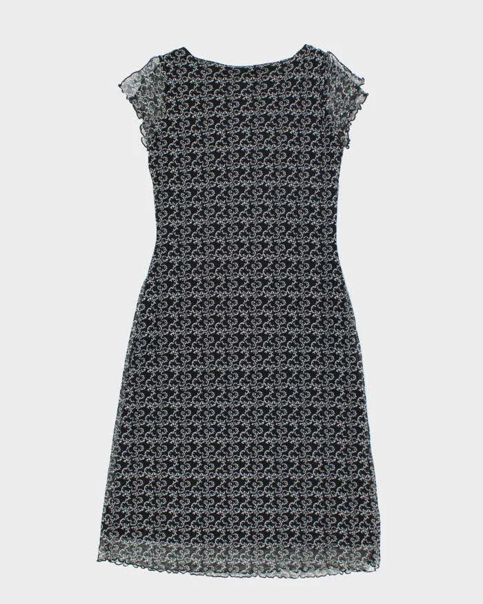Vintage 90s Mesh Pattern Dress - M sold by Rokit product image thumbnail 2