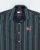 Vintage 2000's Tommy Hilfiger Striped Button Up Shirt - XL sold by Rokit