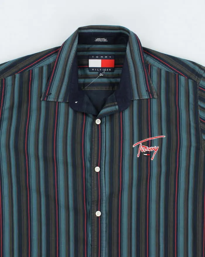 Vintage 2000's Tommy Hilfiger Striped Button Up Shirt - XL sold by Rokit product image thumbnail 3