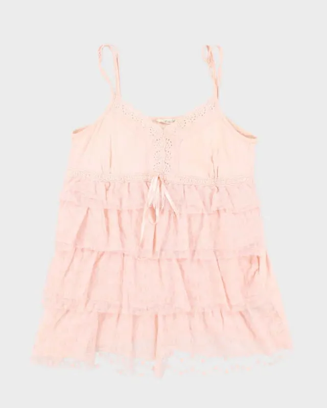 Vintage Y2k 00s Lace Cami Top - S sold by Rokit