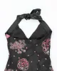 Vintage 90s Jump Floral Halter Dress - S sold by Rokit