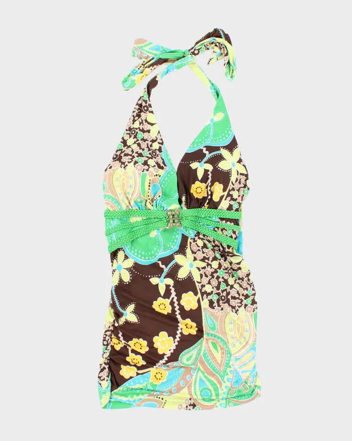 Vintage Y2k 00s Papaya Halter-Neck Top - XS sold by Rokit