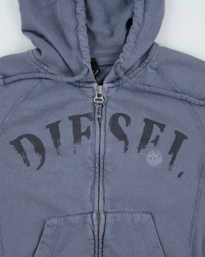 Vintage Women's Y2K Diesel Zip Up Hoodie - S sold by Rokit product image thumbnail 4