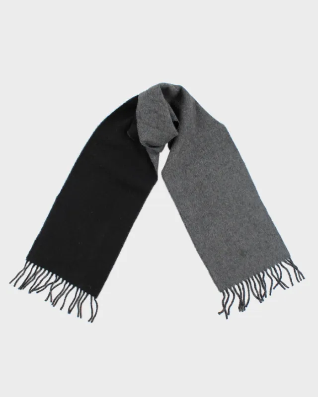 Vintage Polo Ralph Lauren Grey Wool Scarf sold by Rokit