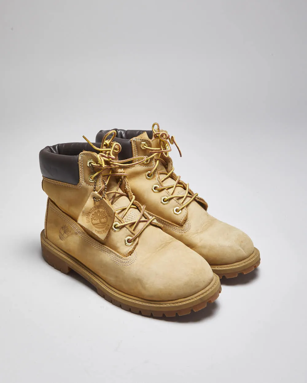 Vintage Timberland Mid Lace Up Boot - UK 6 sold by Rokit