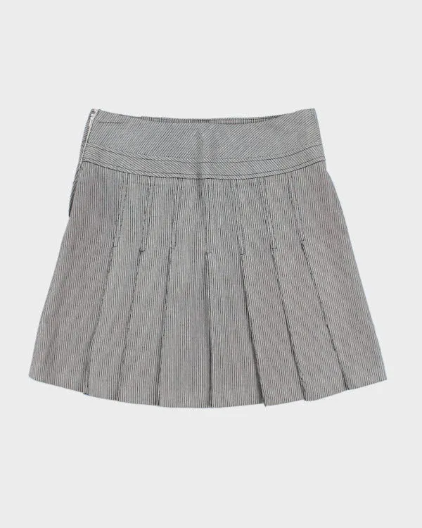 Y2k 00s Le Chateau Stripe Pleated Skirt - XS sold by Rokit product image thumbnail 2