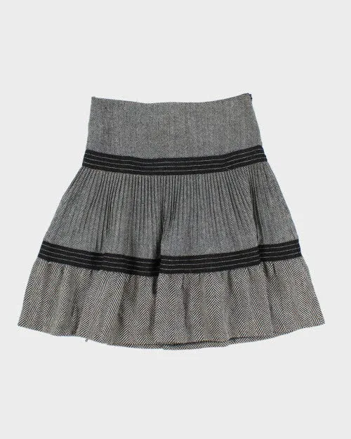 Y2k 00s Le Chateau Wool Skirt - M sold by Rokit