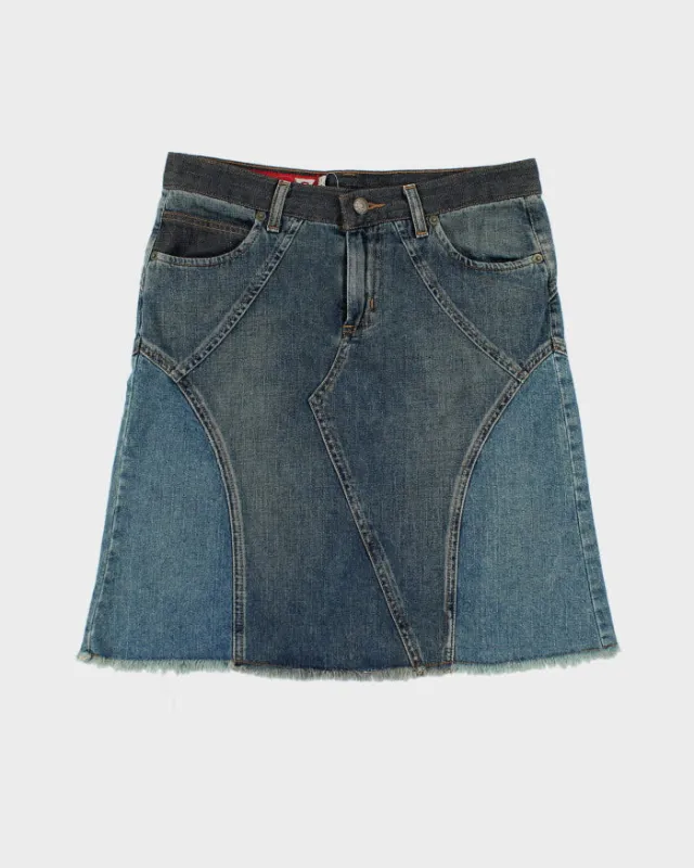 Y2k 00s Guess Denim Skirt - S made by Guess