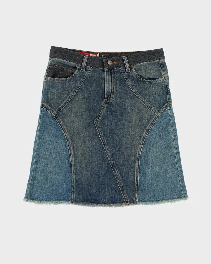 Y2k 00s Guess Denim Skirt - S sold by Rokit