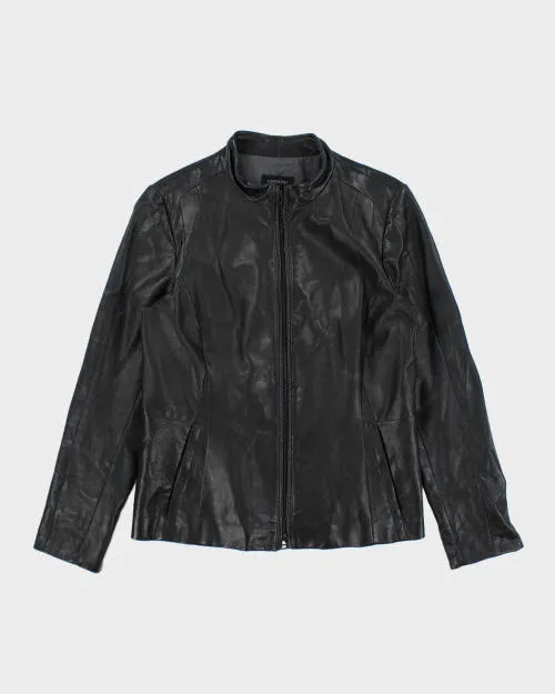 Vintage Danier Zip Up Leather Motorcycle Jacket - S sold by Rokit