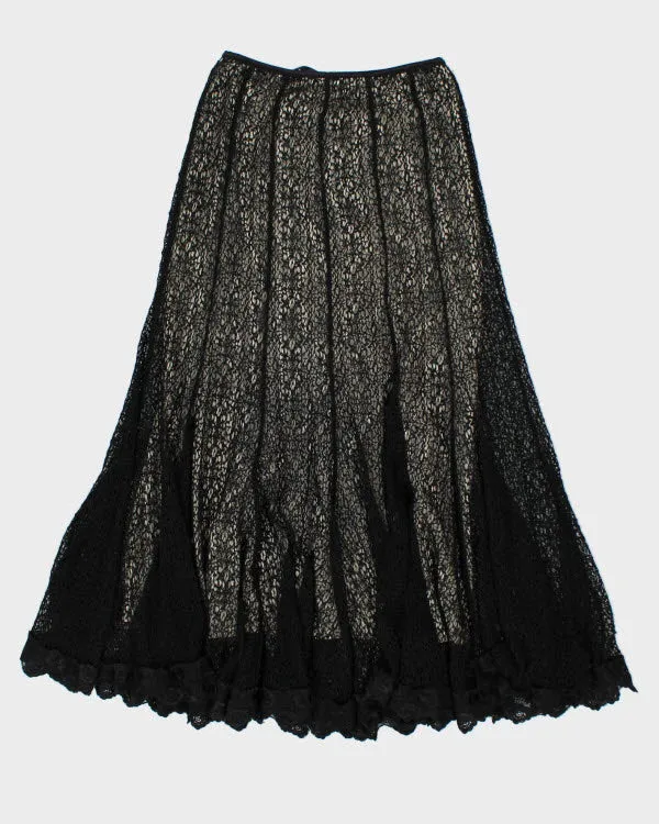 Y2k 00s Joseph Ribkoff Lace Skirt - S sold by Rokit product image thumbnail 2